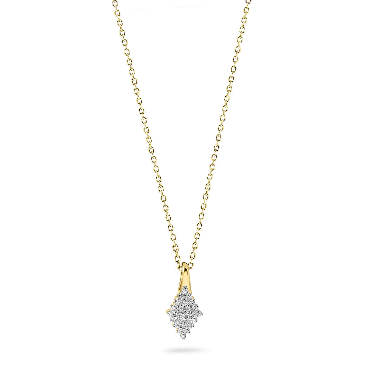 Colier din aur galben cu diamant N138-PD29676-Y
