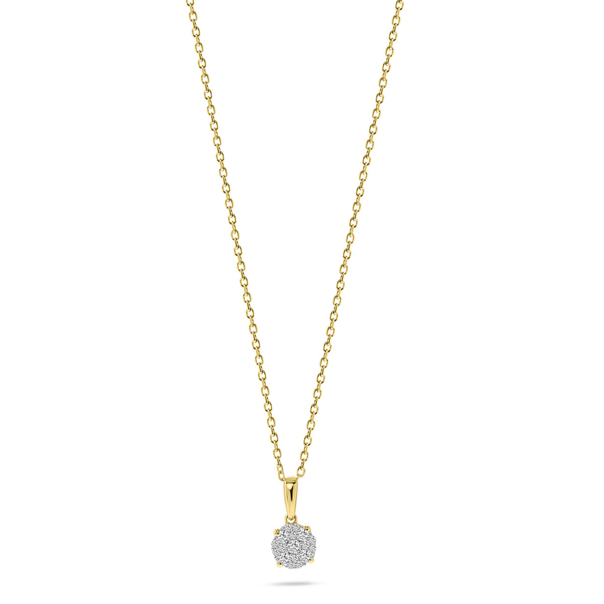 Colier din aur galben cu diamant N138-PD34811-Y