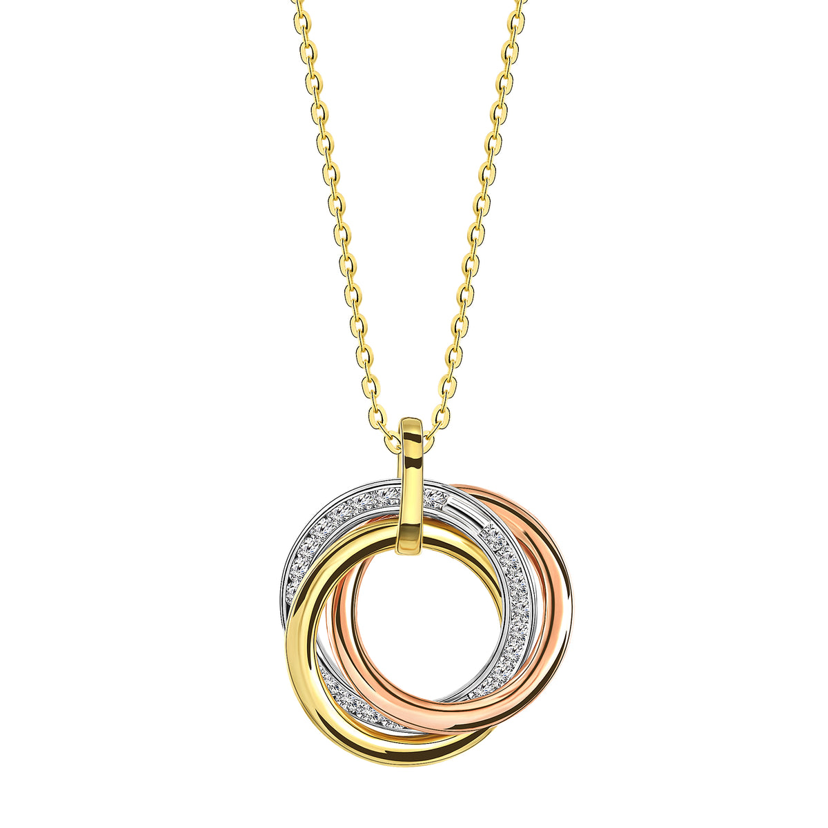 Colier tricolor 03.0200.12BI4507