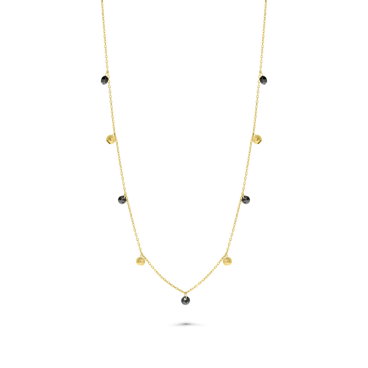 Colier cu margele din aur galben N173-09CA1299BI4501SR-450-Y