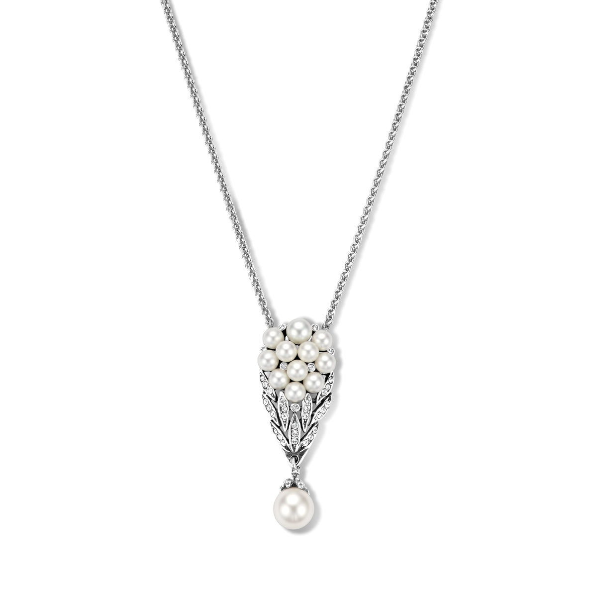 Colier din argint sterling cu cristal Swarovski 65245