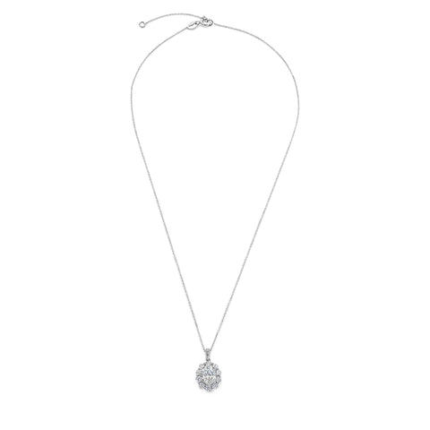 Colier din argint cu pandantiv din zirconiu - 136C0364