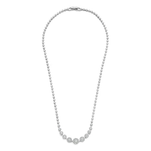 Colier din argint sterling cu zirconiu - 136C0396