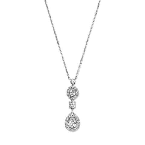 Colier din argint sterling cu zirconiu HB22N0301A