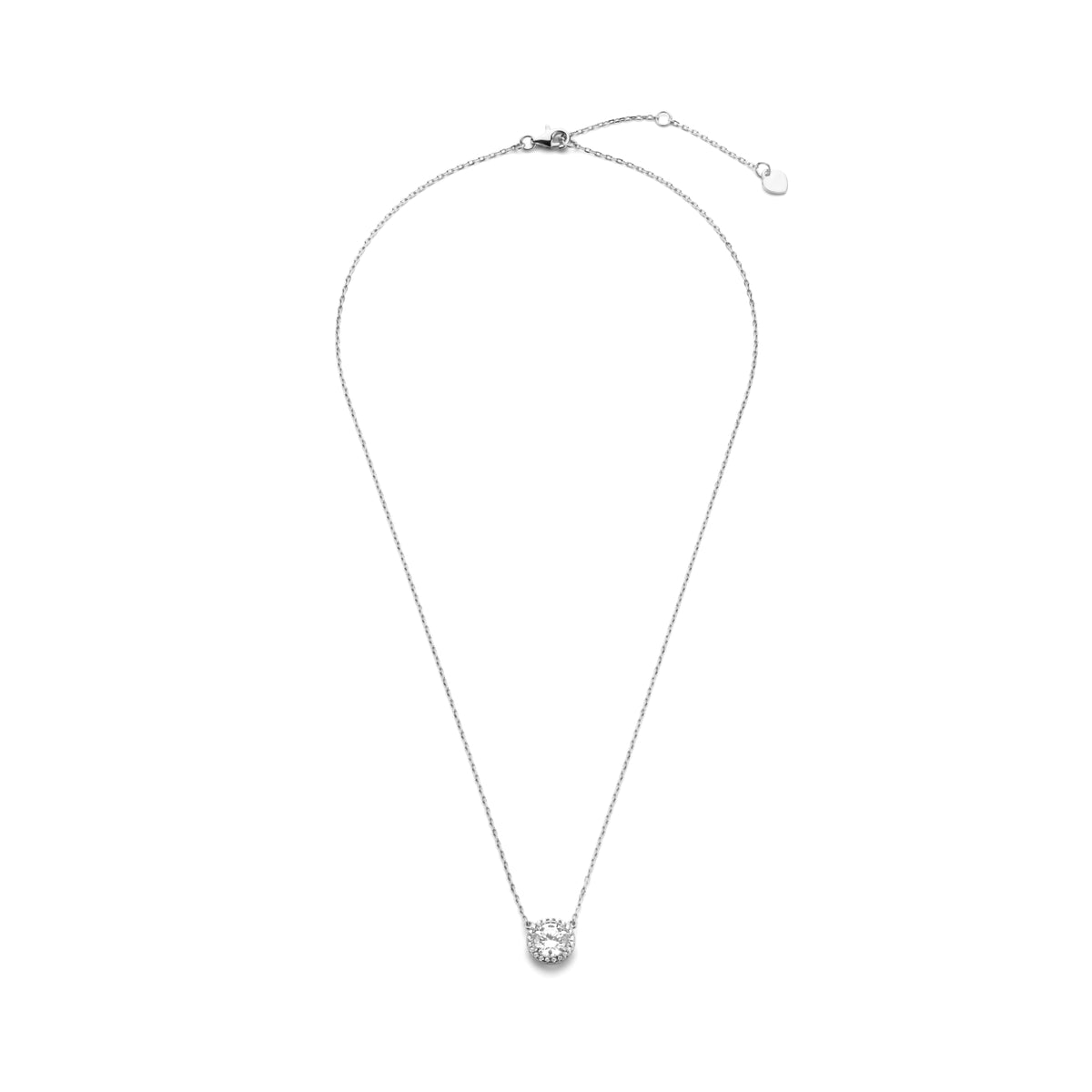 Colier din argint cu zirconiu MT0277-TN
