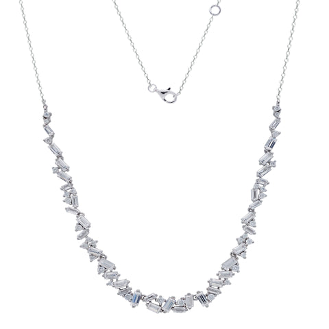 Colier din argint sterling cu detaliu din zirconiu N17067