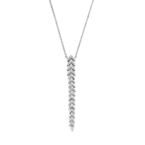 Colier din argint sterling cu zirconiu P17024