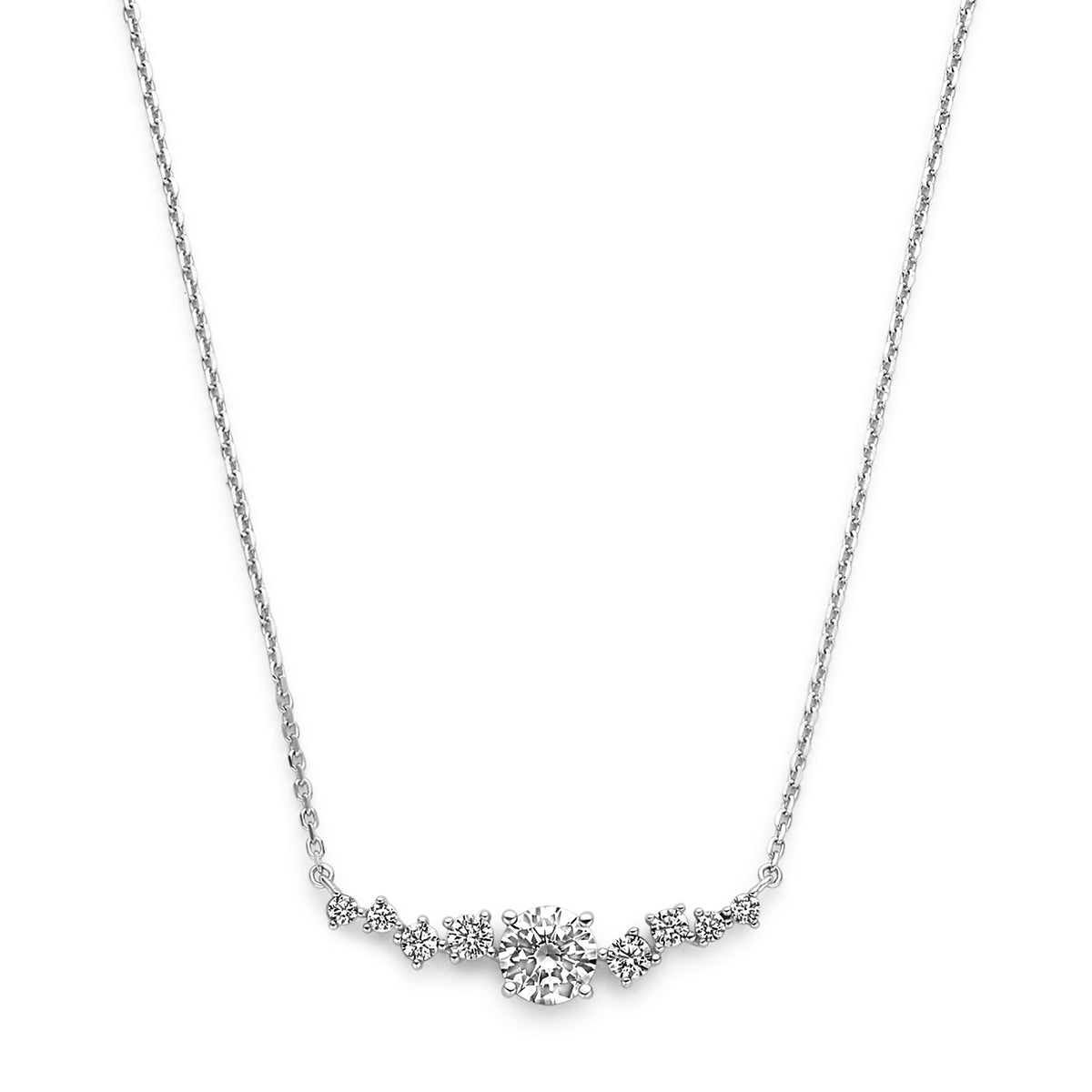 Colier din argint sterling cu zirconiu P18609