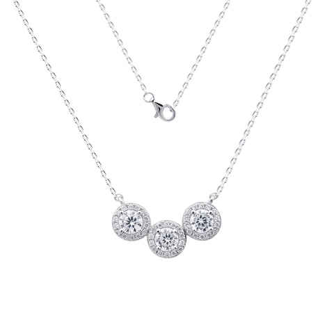 Colier din argint sterling cu zirconiu P6626