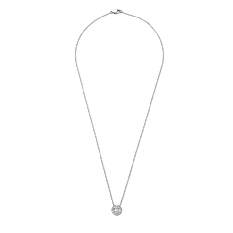 Colier din aur galben cu pandantiv cu diamante N479-SA2541N-350-W