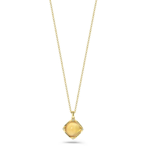Colier din aur galben citrin cu diamante N480-NC040009ACH-CI-Y