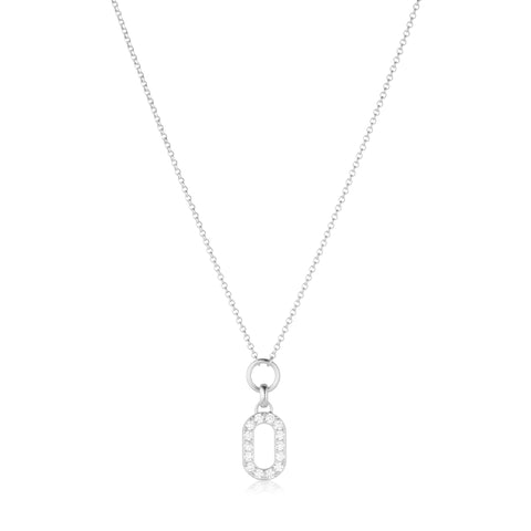 Colier Capizzi Piccolo din argint sterling cu zirconiu cubic - SJ-N42230-CZ