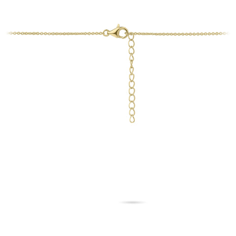 colier placat cu aur cu pandantiv de perle N1114Y