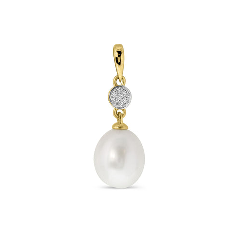 Pandantiv din aur galben cu diamante P092-73157P001-PR-Y