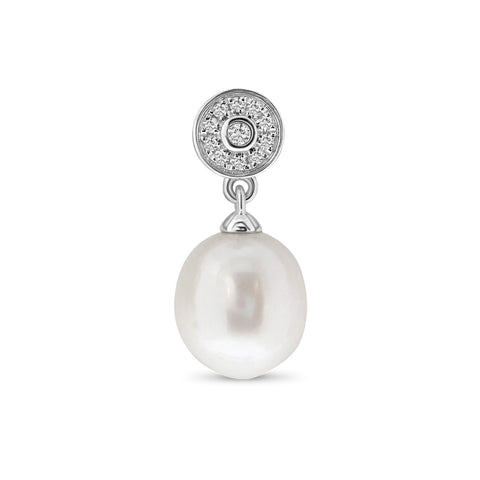 Pandantiv din aur alb cu diamante P092-77142P001-PR-W