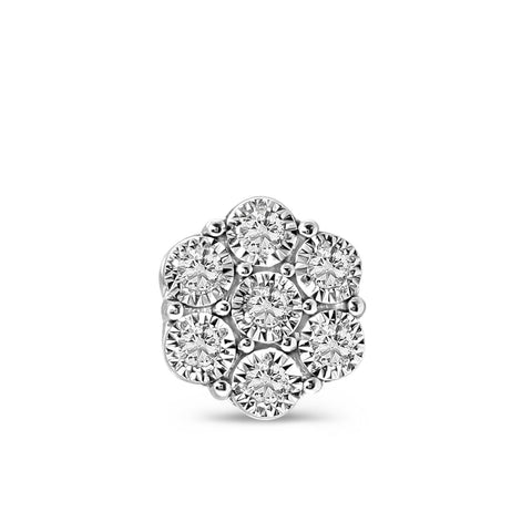 Pandantiv din aur alb cu diamant P404-PN47482-W