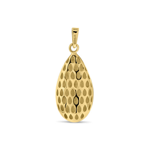 Pandantiv în formă de picătură din aur galben P515-VIT0087