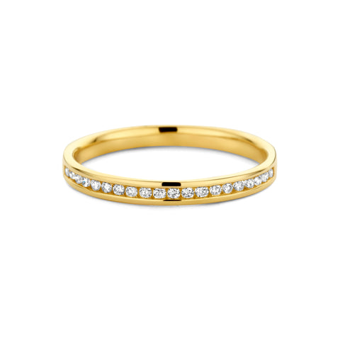 Inel glisant din aur galben cu diamante R092-21322R009-Y