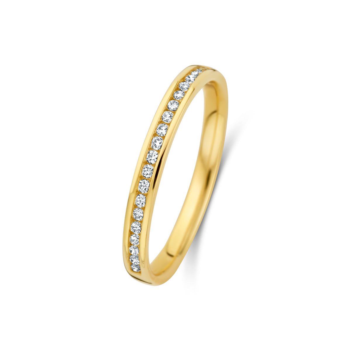 Inel glisant din aur galben cu diamante R092-21322R009-Y