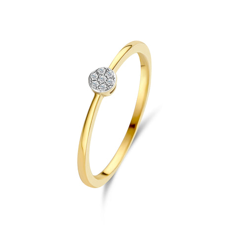 Inel din aur galben cu diamant 38580R001