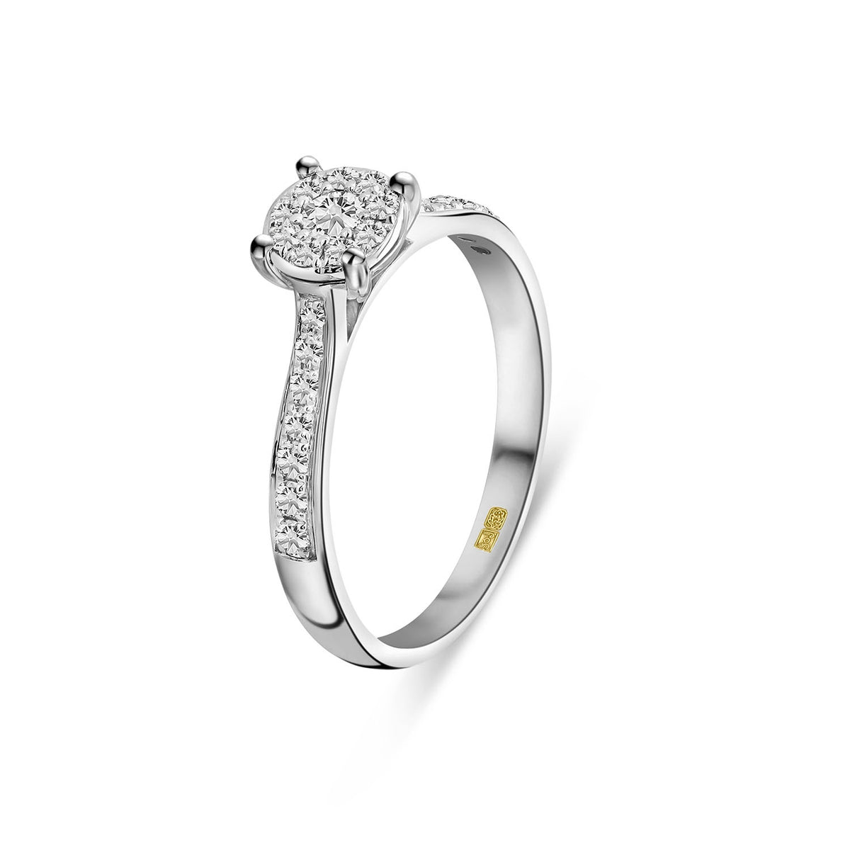 Inel din aur alb cu diamante de 0.39 ct. R092-41130R001-W