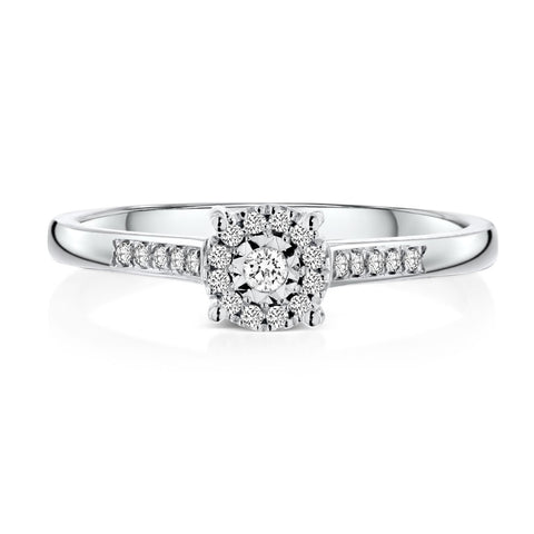 Inel din aur alb cu diamante 42079671