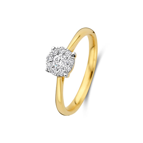 Inel din aur galben cu diamant 42111303