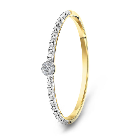 Inel bicolor cu diamant R092-60357R001-Y