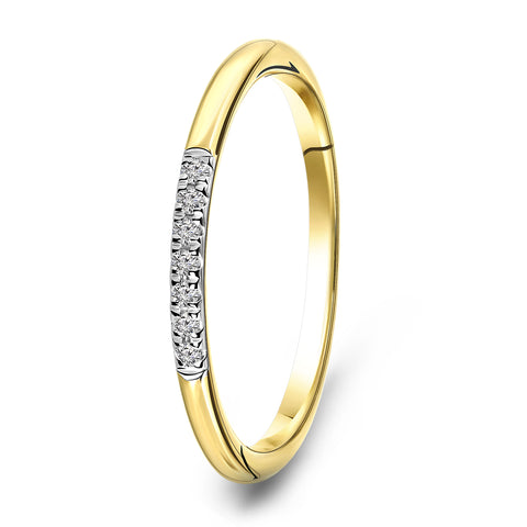 Inel din aur galben cu diamant 72829R001