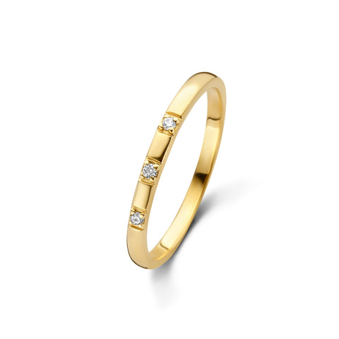 Inel din aur galben cu diamante R092-73964R002-Y
