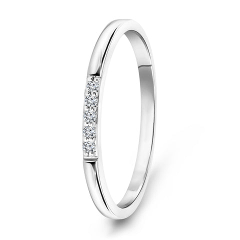 Inel din aur alb cu diamant 73967R001