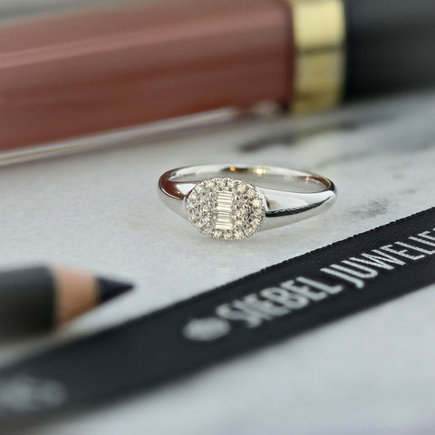 Inel din aur alb cu diamante R092-86126R001-W