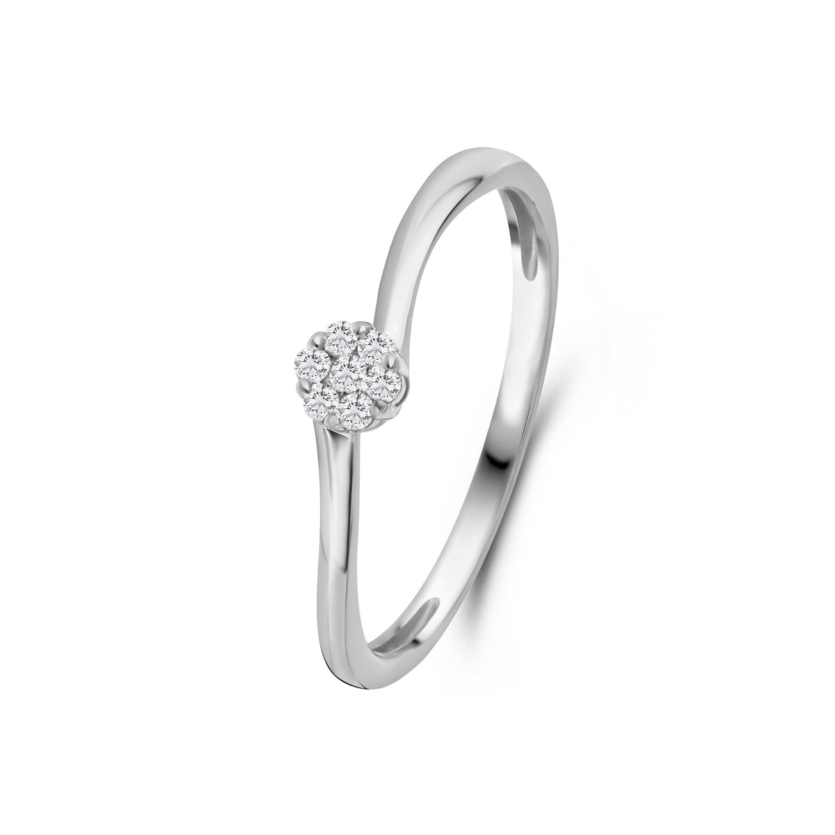 Inel din aur alb R47123-W