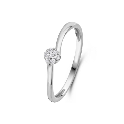 Inel din aur alb R47123-W