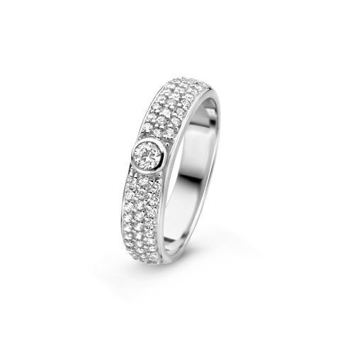 Inel din argint sterling cu zirconiu TBG58628-05