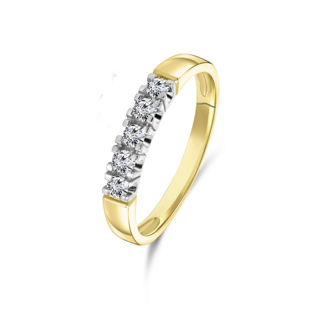 Inel din aur galben cu diamant 001648AD