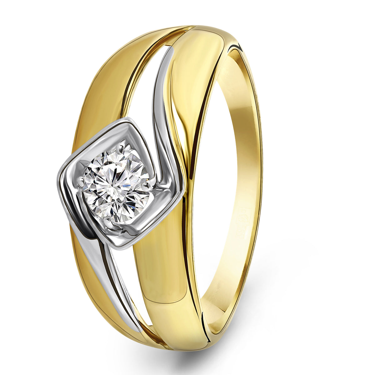 Inel de aur cu zirconiu R03-59843Z-M