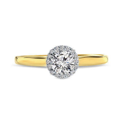 Inel anturaj din aur galben 59991-Z