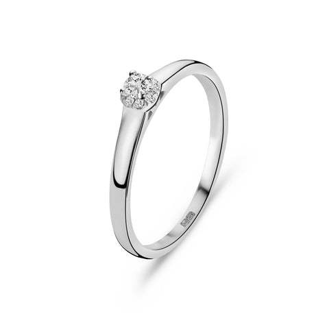 Inel din aur alb cu diamant R138-RG48697-W