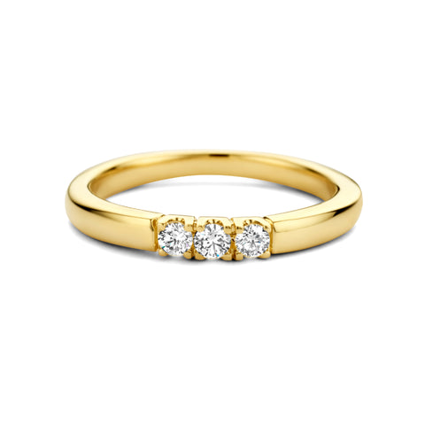 Inel din aur galben cu diamant RG75176