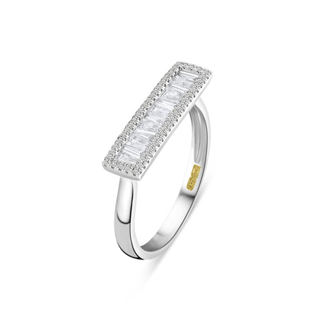 Inel din aur alb cu diamant R141-R56508A0S-R17-W