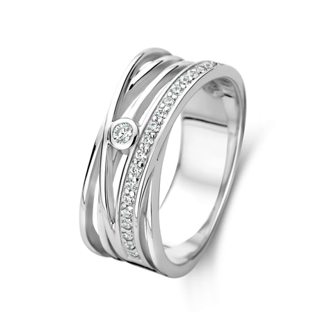 Inel din argint sterling cu zirconiu