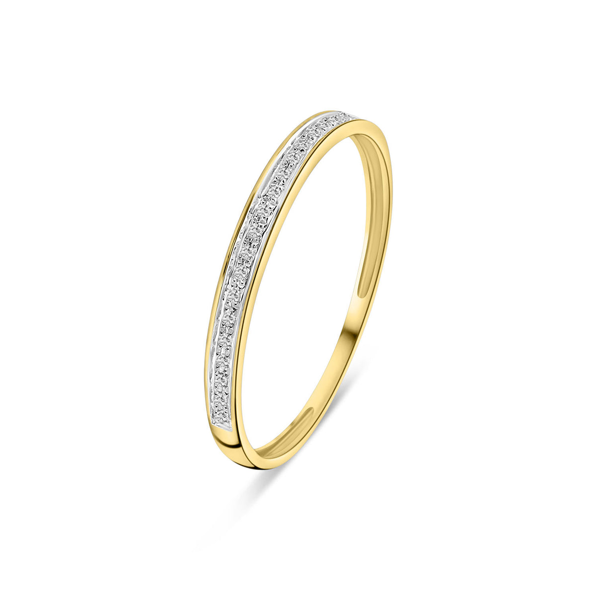 Inel din aur galben cu diamante R382-R309051-Y