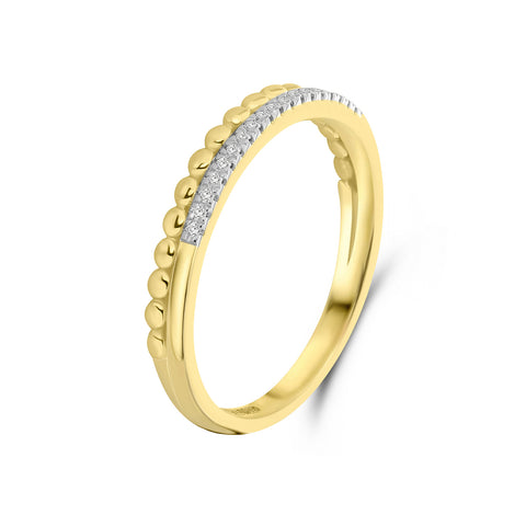 Inel din aur galben cu diamante R404-R44264-Y