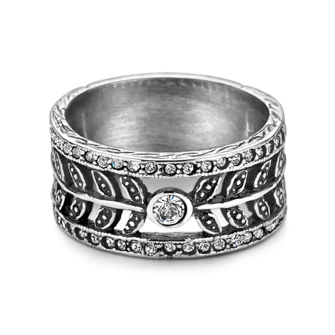 Inel din argint sterling cu Swarovski 15509-55