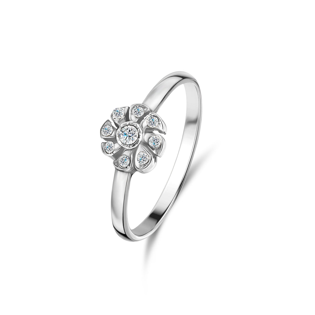 Inel din argint sterling cu cristale Swarovski 15510