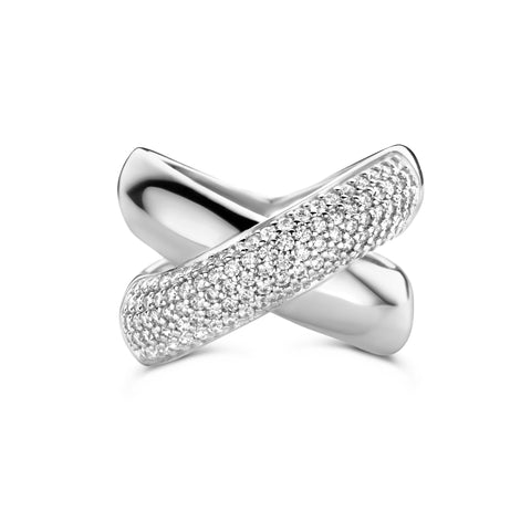 Inel din argint sterling cu zirconiu TCR19131M