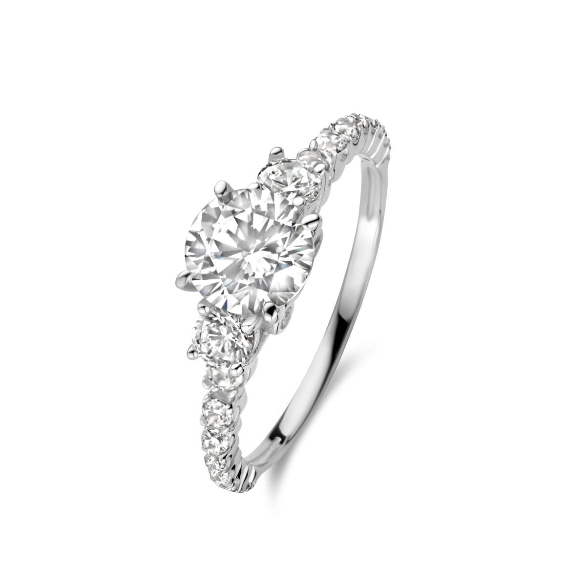 Inel din argint sterling cu zirconiu R13211R