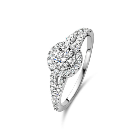 Inel din argint sterling cu zirconiu R13271R