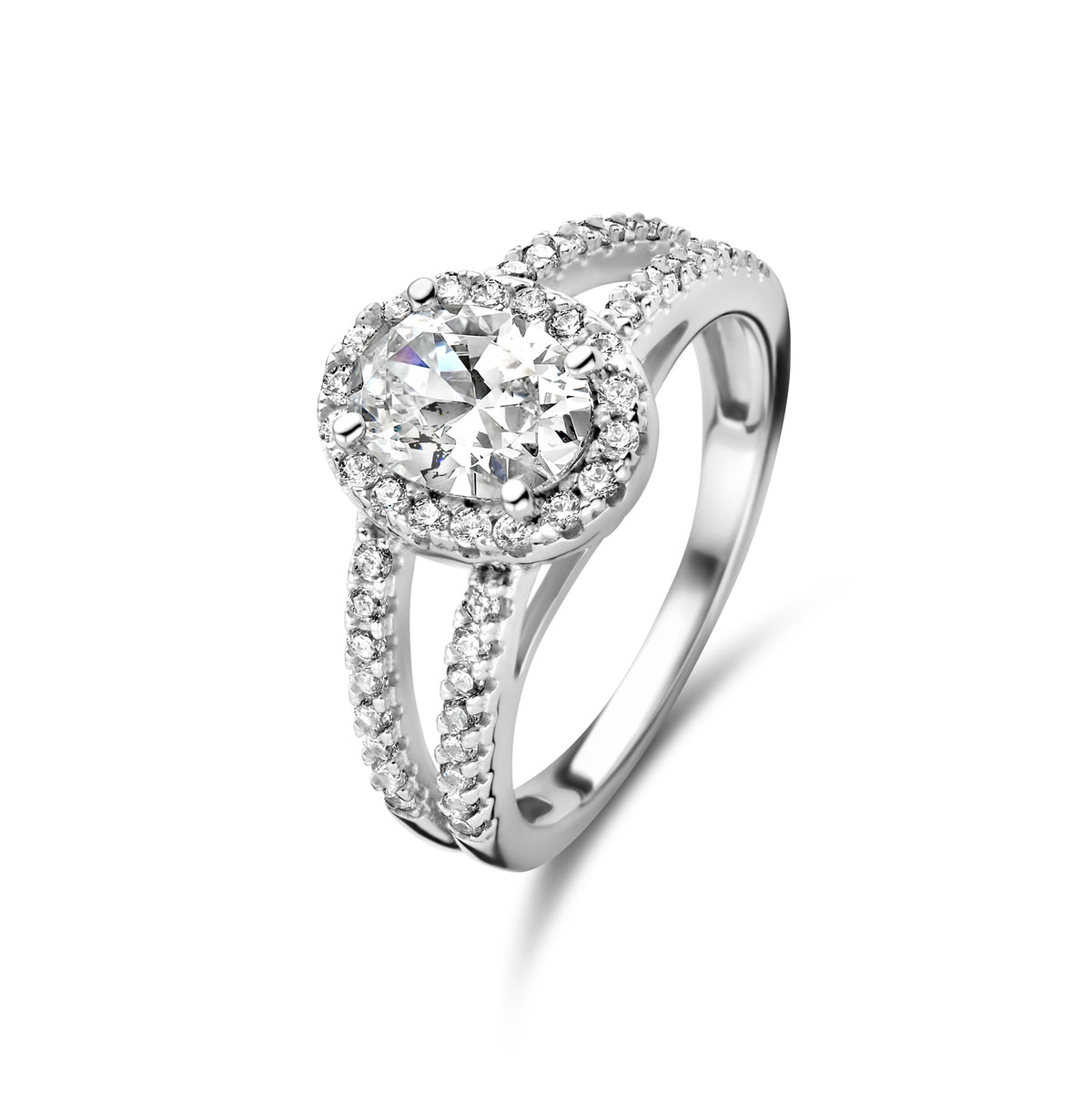Inel din argint sterling cu zirconiu R17298R
